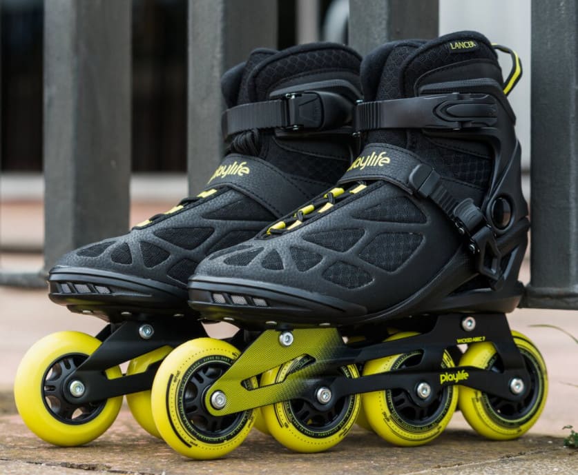 Pánské kolečkové brusle Playlife Lancer Black 84