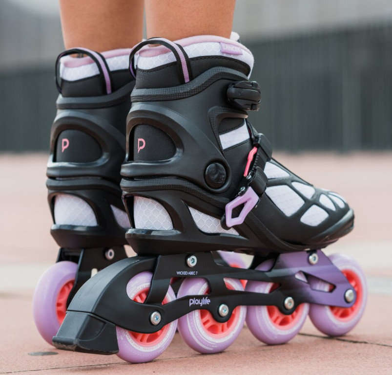 Dámské kolečkové brusle Playlife Lancer White 84