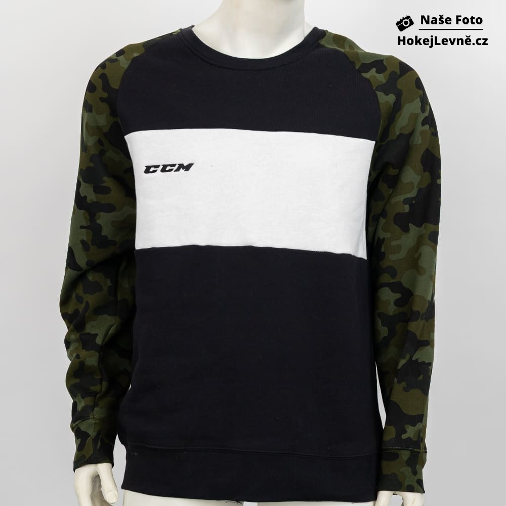 Mikina CCM Camo Fleece SR - Black