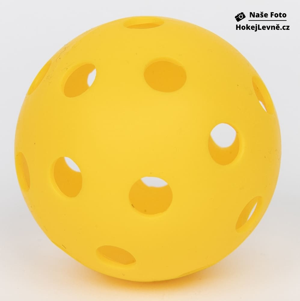 Florbalový balónek žlutý