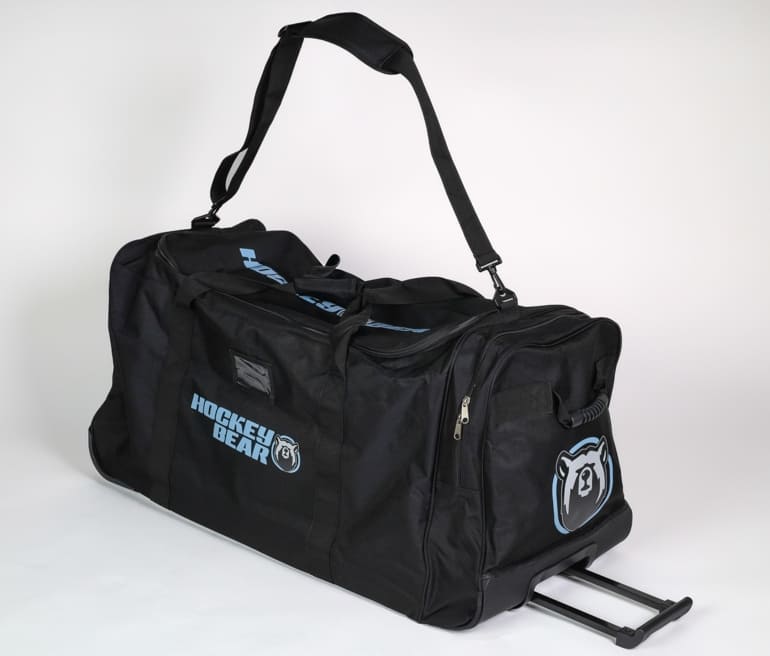 Hokejová taška Hockey Bear Wheel Bag Standard Senior - Černá/Modrá
