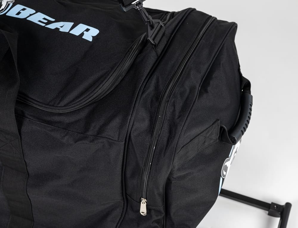 Hokejová taška Hockey Bear Wheel Bag Standard Senior - Černá/Modrá
