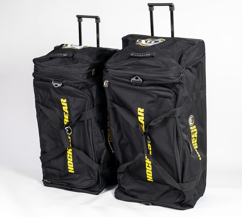 Hokejová taška Hockey Bear Wheel Bag Standard Junior - Černá/Žlutá