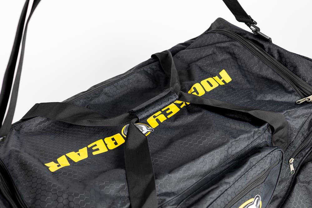 Hokejová taška Hockey Bear Wheel Bag Upgraded Senior - Černá/Žlutá