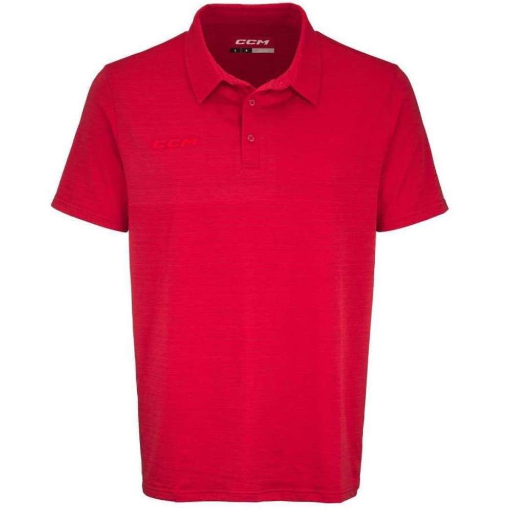 Triko CCM Fitted Polo SR Red
