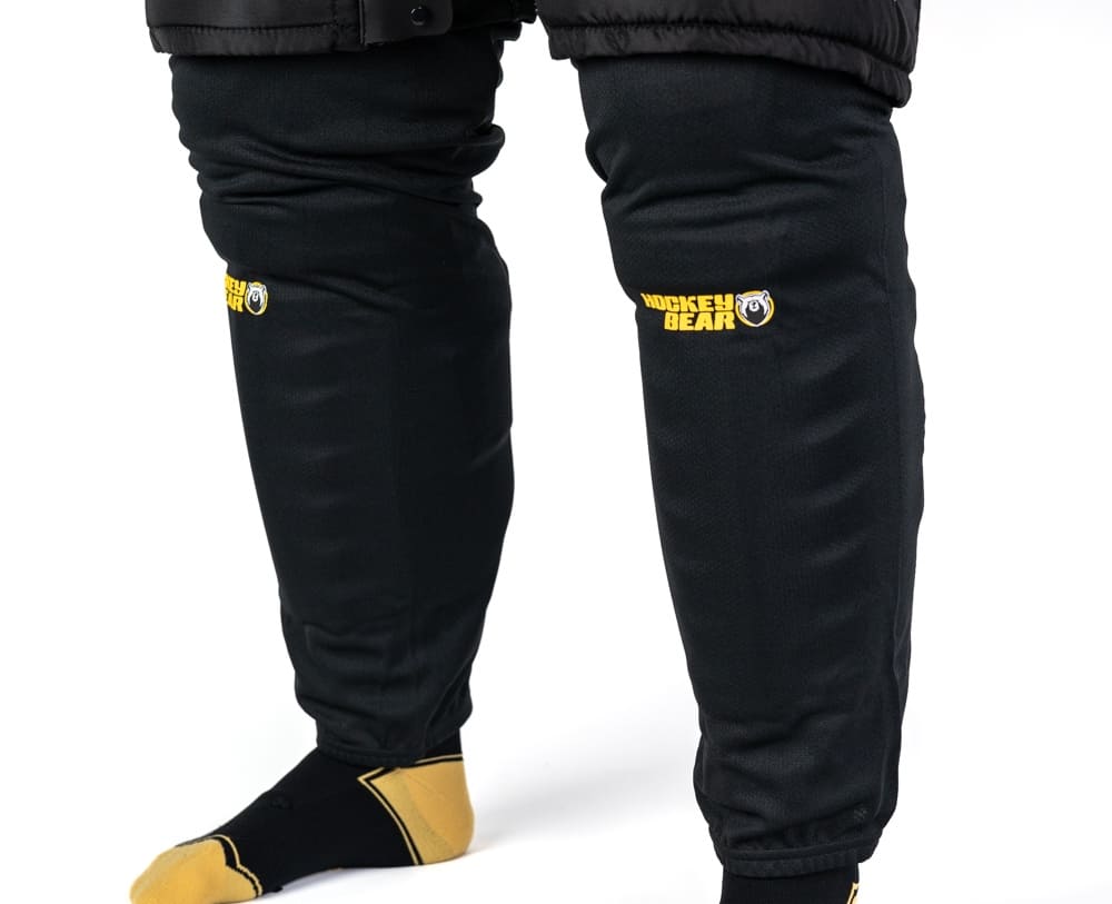 Pletené Hokejové Štulpny Hockey Bear - Černé